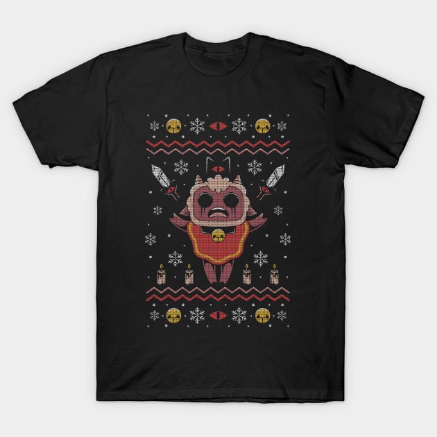 Lamb Christmas T-Shirt by Alundrart